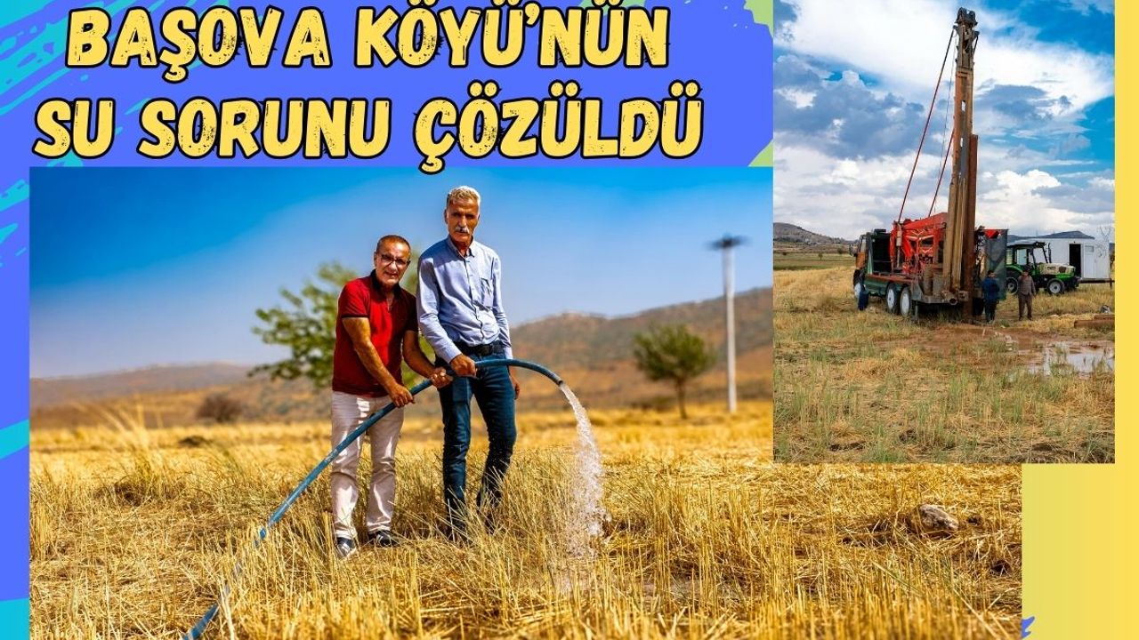 Başova Köyü’nün Su Sorunu Çözüldü